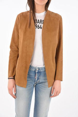 Patch Pocket Suede Blazer