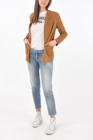 Patch Pocket Suede Blazer