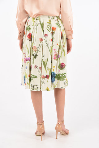 BOUTIQUE Floral Printed Pleated Skirt