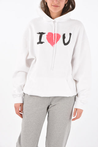 Oversized I LOVE U Hoodie