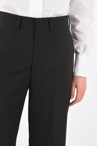 Pantaloni Palazzo in Misto Lana