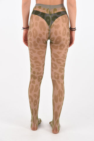 Calze in nylon motivo animalier