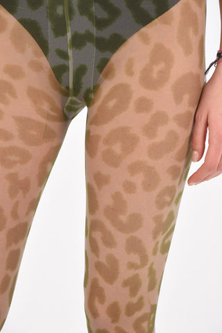 Calze in nylon motivo animalier