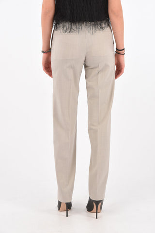 4 Pocket Virgin Wool Blend Pants