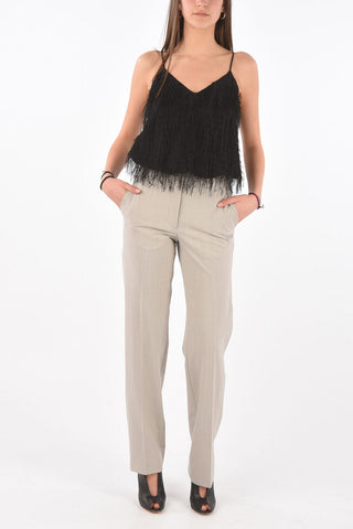 4 Pocket Virgin Wool Blend Pants