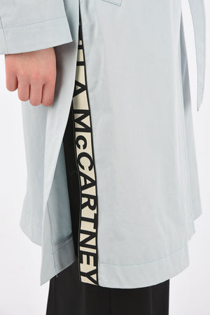 Hidden Buttoning Unlined Cotton Trench