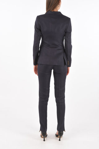 Tailleur Monopetto in Lino Twill