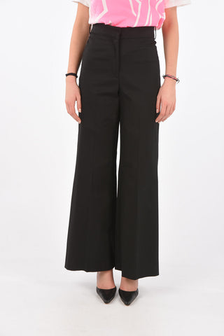 pantalone dritto a vita alta