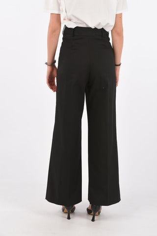 pantalone dritto a vita alta