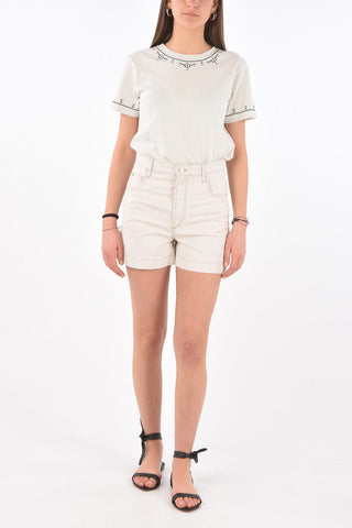 5 Pocket LILESIB Cotton Blend Shorts