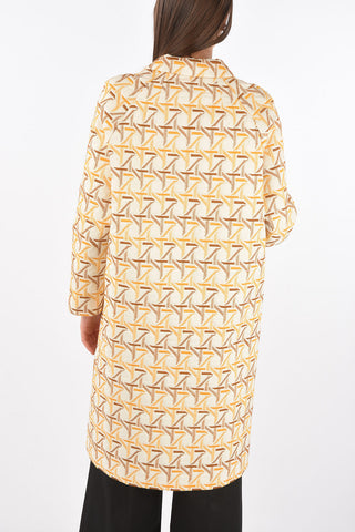 Cappotto Doppiopetto Monogram Trapuntato