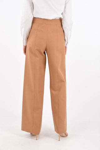 Pantaloni Palazzo 4 Tasche con Bottoni