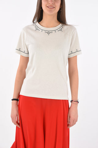T-shirt con Ricamo Batik
