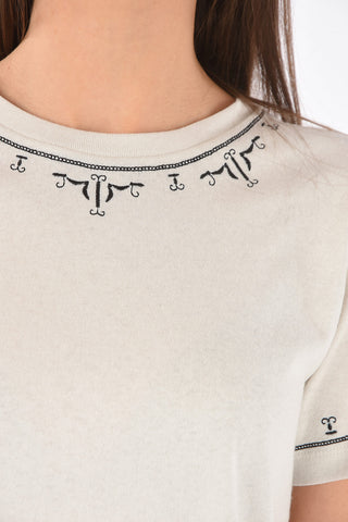 T-shirt con Ricamo Batik
