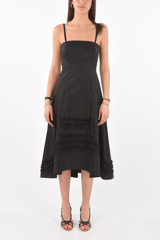 Ruffle Detail FLAVIO Midi Dress