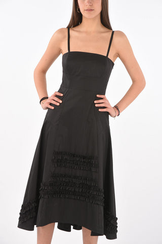 Ruffle Detail FLAVIO Midi Dress