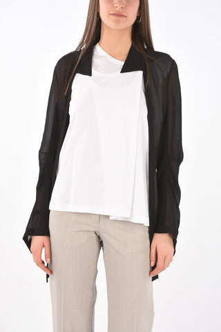 Camicia in Viscosa Senza Bottoni