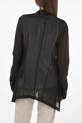 Camicia in Viscosa Senza Bottoni
