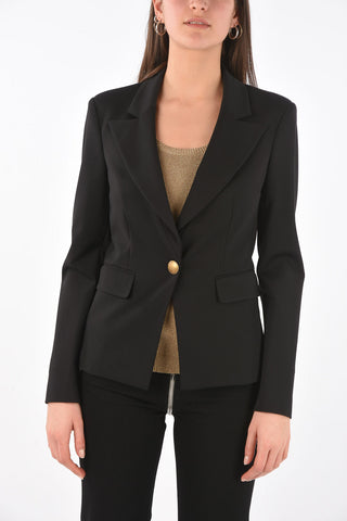 Single-breasted Peak Lapel Blazer