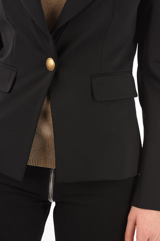 Single-breasted Peak Lapel Blazer