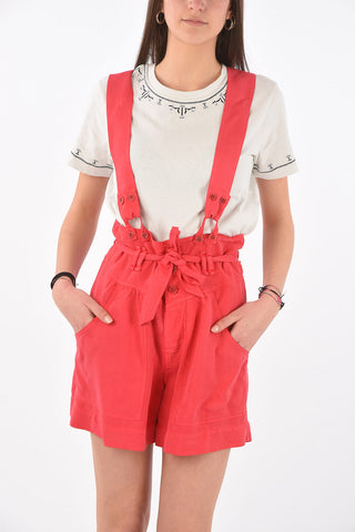 High-waisted FLINK Shorts with Suspenders