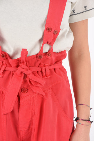 High-waisted FLINK Shorts with Suspenders