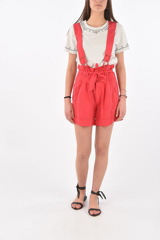 High-waisted FLINK Shorts with Suspenders