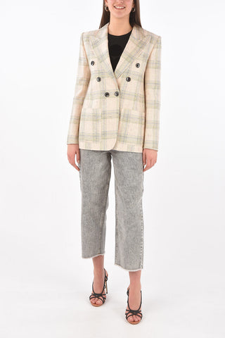 Blazer Doppiopetto LEONORA con Motivo Check
