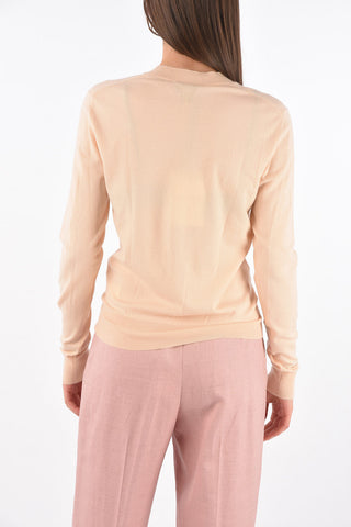 SALON 01 Crew Neck Cashmere Blend Sweater