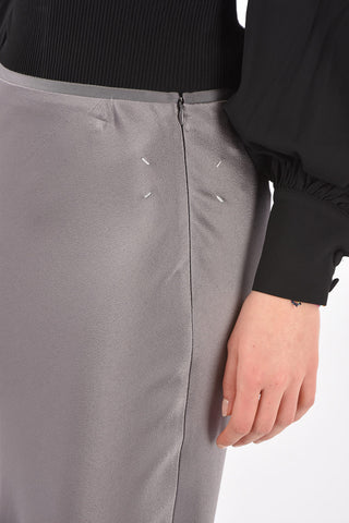 ARTISANAL Satin Midi Skirt
