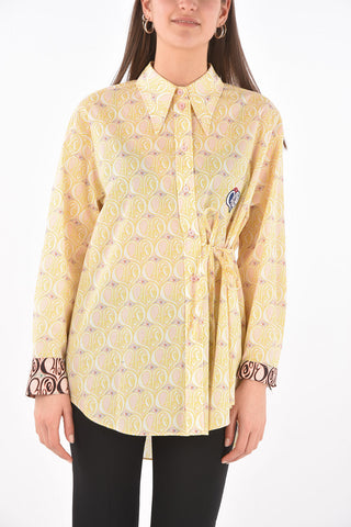 CORITA KENT Multi-patterned Straight Collar Shirt