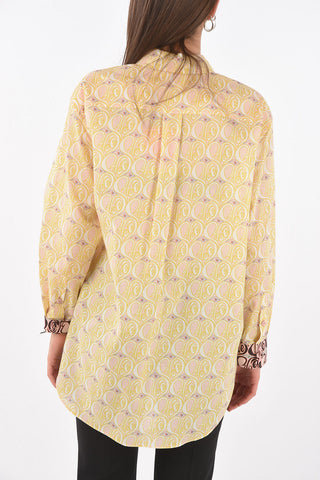 CORITA KENT Multi-patterned Straight Collar Shirt