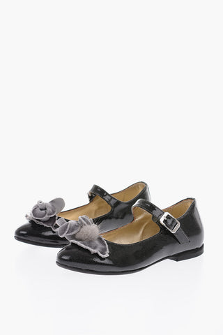 ballerine Mary Jane in pelle lucida