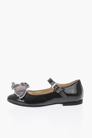 ballerine Mary Jane in pelle lucida