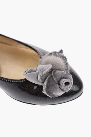 ballerine Mary Jane in pelle lucida