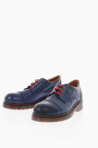 HITCH-HIKER leather Derby shoes with rubber sole