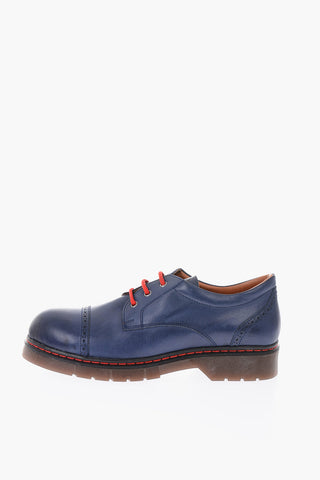 HITCH-HIKER leather Derby shoes with rubber sole
