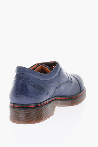 HITCH-HIKER leather Derby shoes with rubber sole