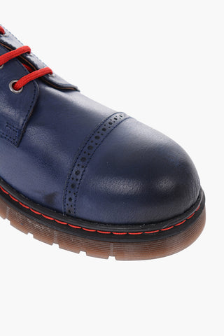 HITCH-HIKER leather Derby shoes with rubber sole
