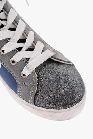 polka dots suede LOS ANGELES high top sneakers