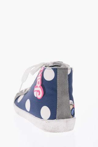polka dots suede LOS ANGELES high top sneakers