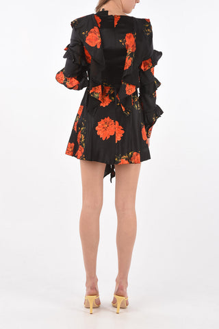 Vestito Ruffle MY FLOWER con Zip Posteriore
