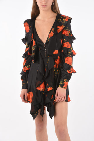 Vestito Ruffle MY FLOWER con Zip Posteriore