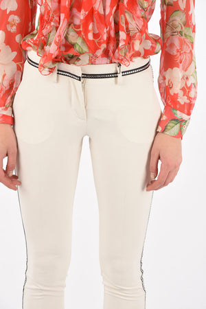 4 Pocket TO LOOK Pants with Rhinestone Embellishment
