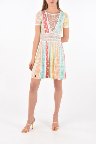 Vestito STARS Multicolore con Strass