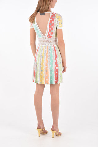 Vestito STARS Multicolore con Strass