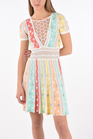 Vestito STARS Multicolore con Strass