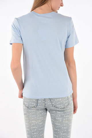 T-Shirt Girocollo ROCK PP con Strass