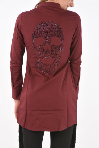 Slim Fit SKULL Long Shirt
