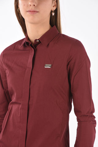 Slim Fit SKULL Long Shirt